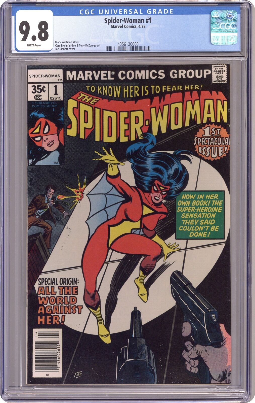 Spider-Woman #1 CGC 9.8 1978 Marvel 4356120003
