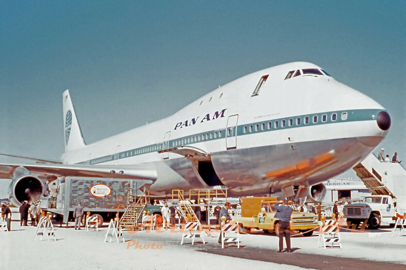 Pan Am Boeing 747-121 N734PA on Display in December 1969 8\