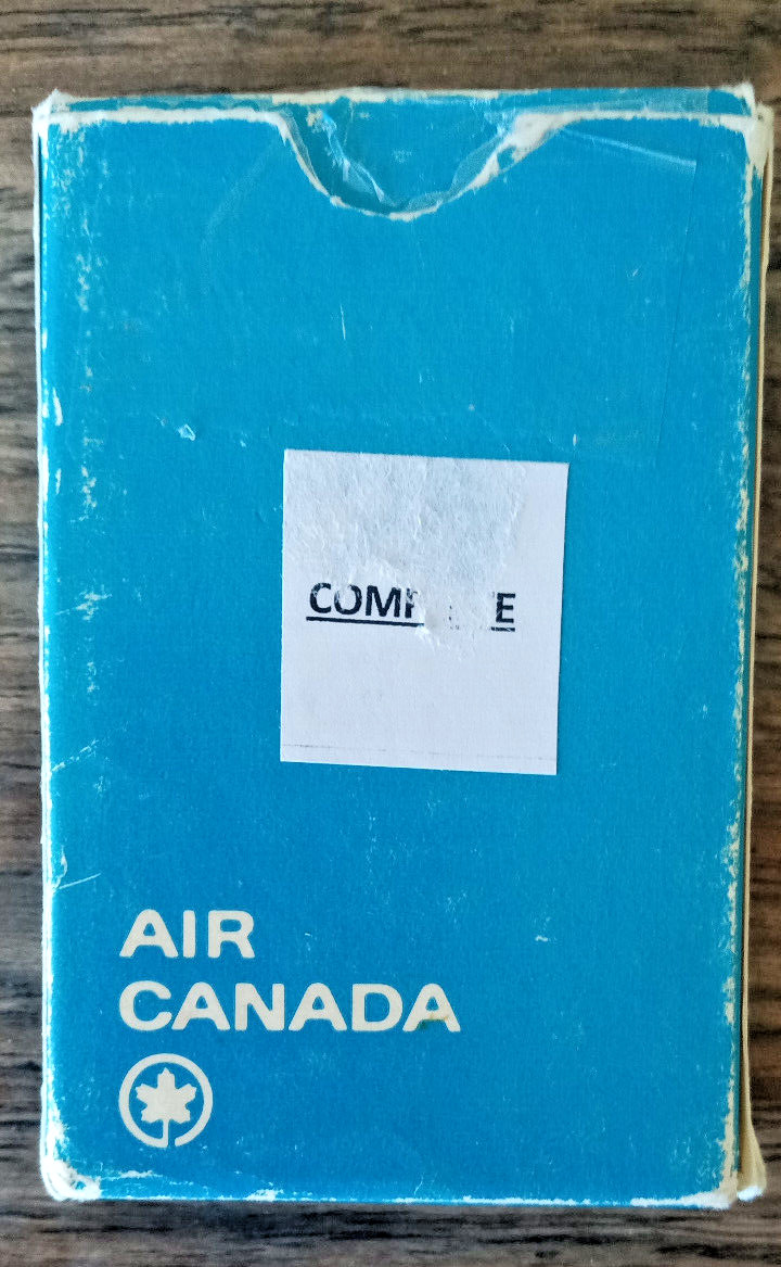 Vintage Air Canada Collectible Playing Cards Complete Deck Rare Aviation Cards