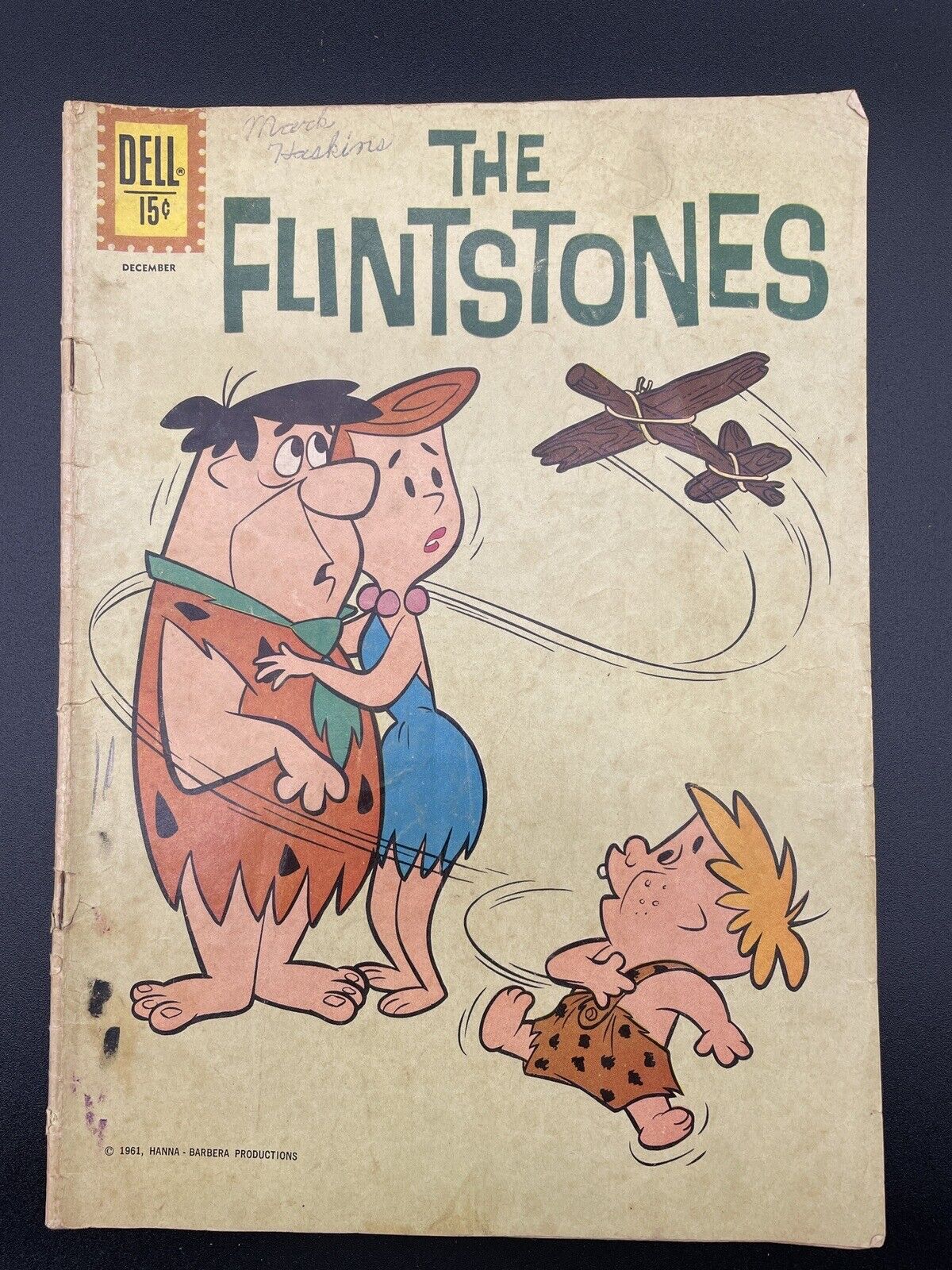The Flintstones #2 December 1961 Rare Double Cover Error F9B