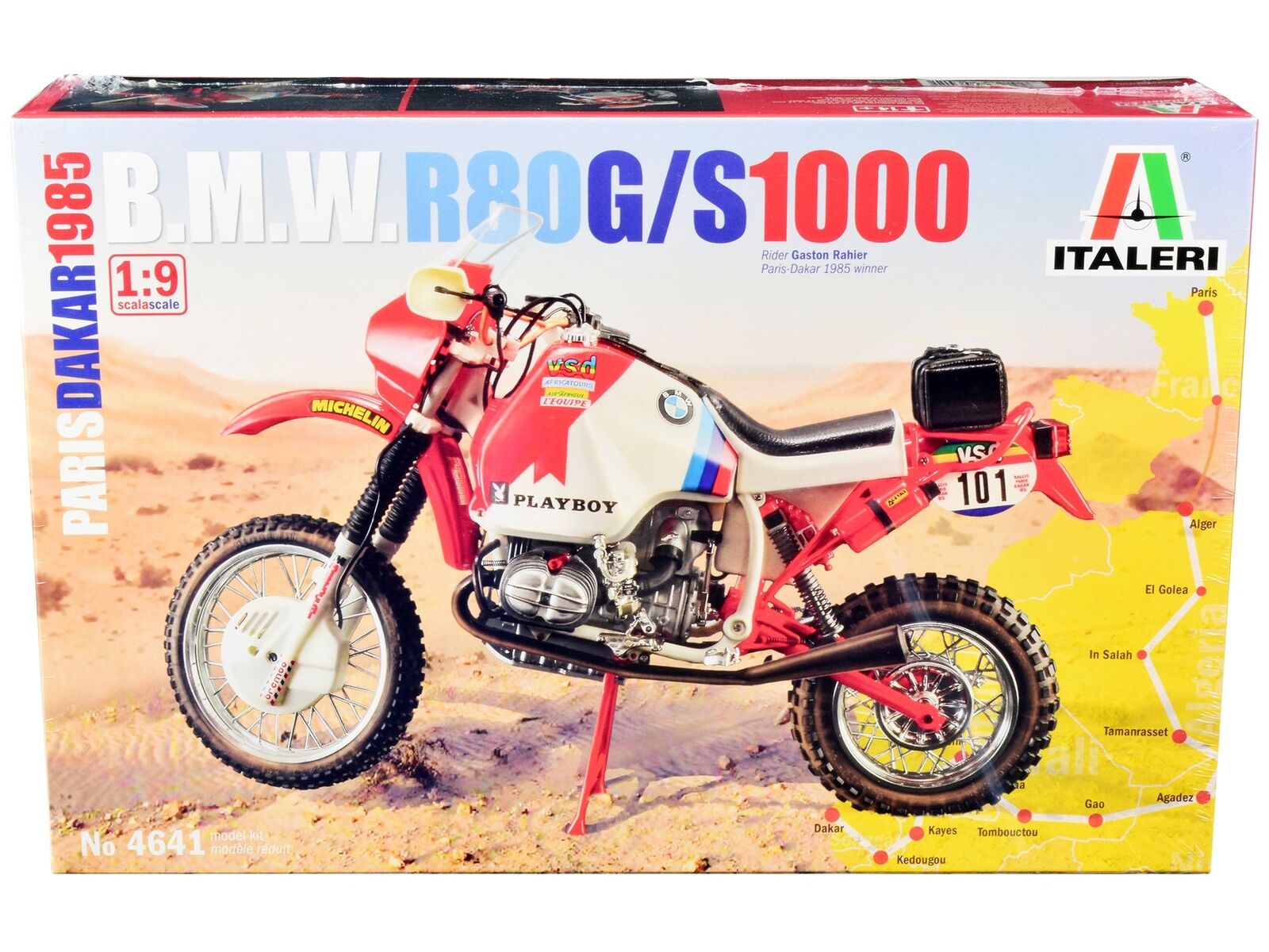 Model Kit BMW R80 G/ 1000 101 Gaston Rahier Paris-Dakar 1/