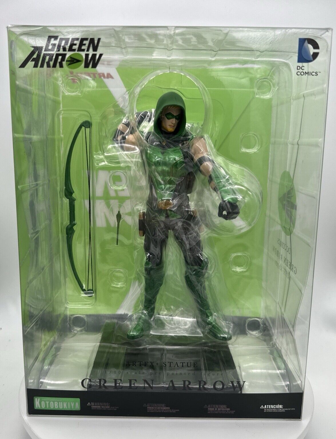 Kotobukiya DC Comics Green Arrow Artfx+ Statue With Stand - Mint Condition