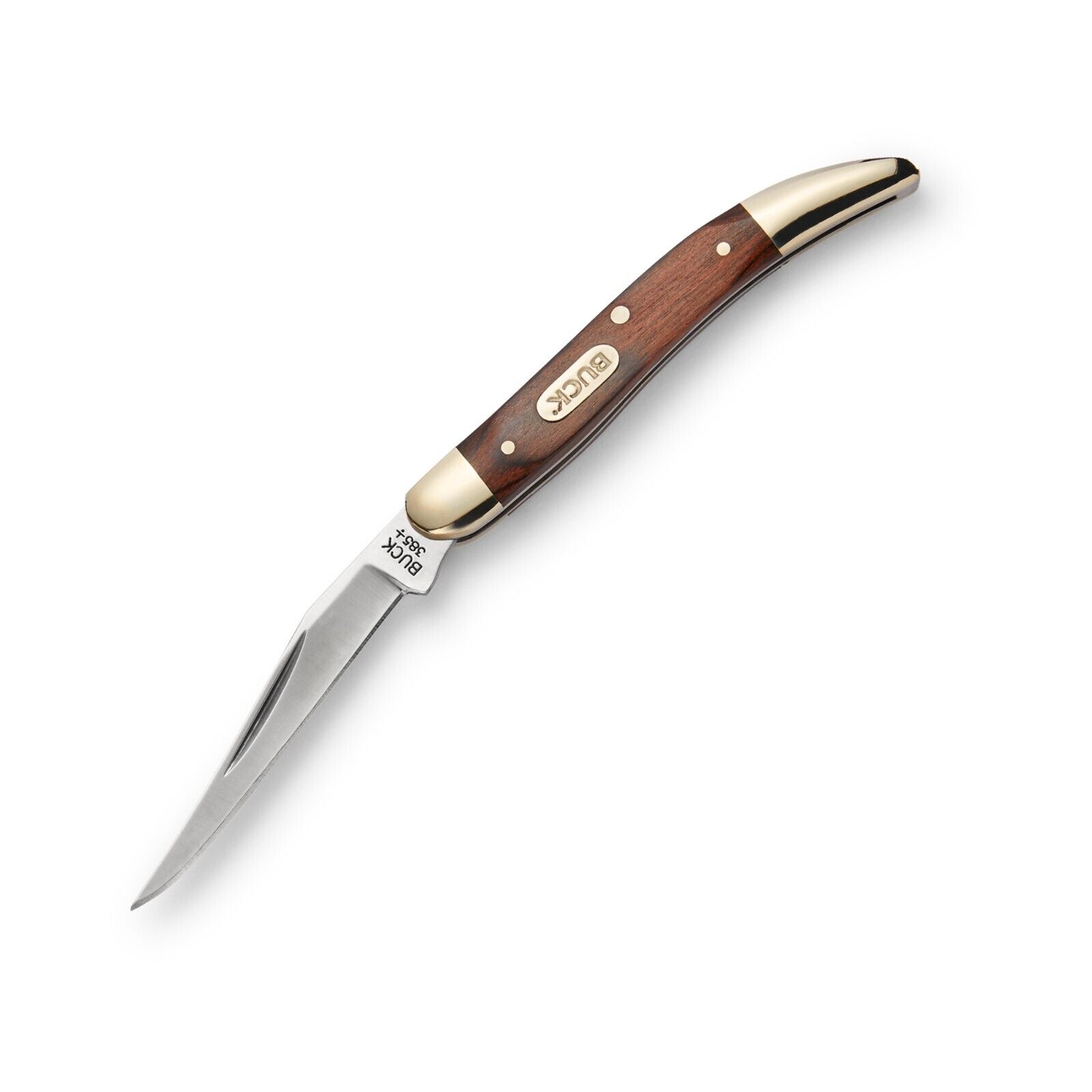 Buck Knives 385 Toothpick Folding Pocket Knife with Wood Handle