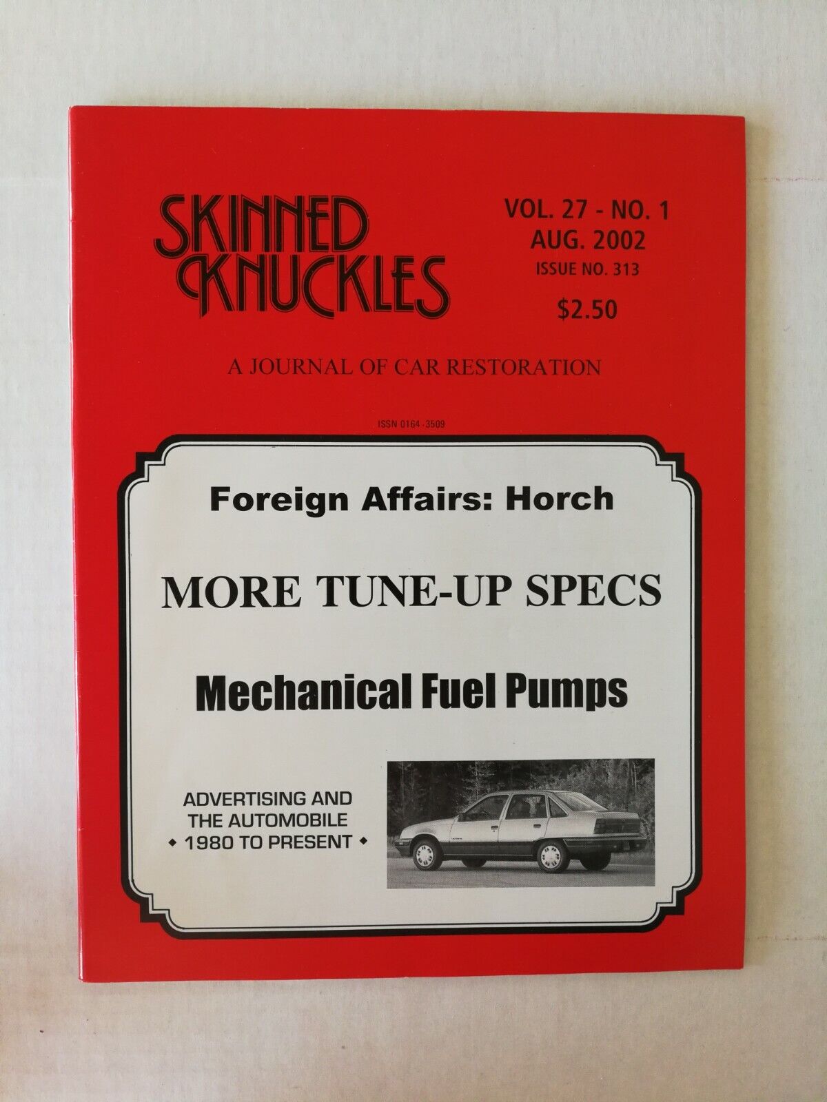 Skinned Knuckles Magazine Aug 2002 Advertising And The Automobile 1980 Present