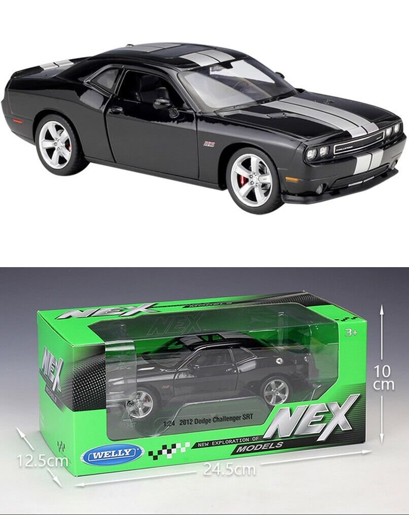WELLY 1:24 2012 DODGE Challenger SRT Alloy Diecast vehicle Car MODEL Collection