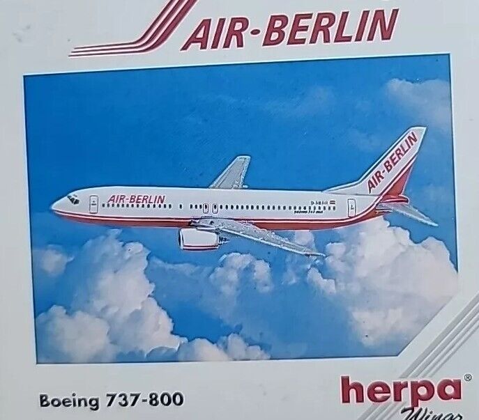 Herpa Wings Air Berlin Boeing 737-800, 1:500, #513067