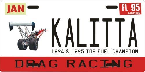 Scott Kalitta Top Fuel Champ 1995 Florida License Plate 