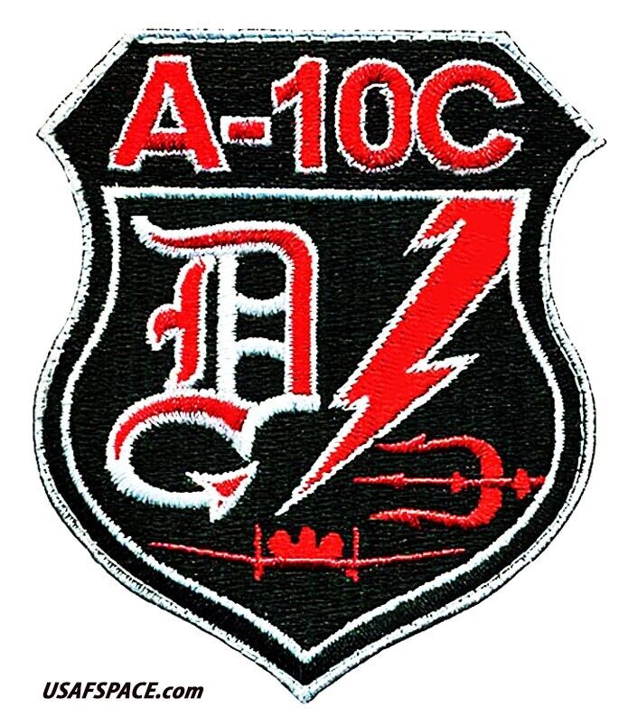 USAF 107TH FIGHTER SQ -107 FS-A-10C-Michigan ANG-Selfridge ANGB-ORIGINAL PATCH