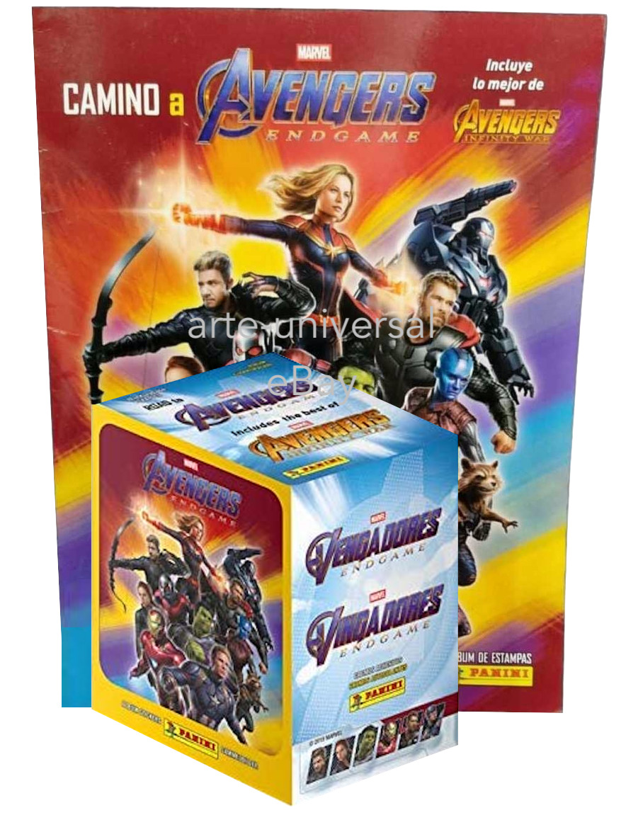 Softcover ALBUM + SEALED BOX - Road to Avengers PANINI Sticker Collection MARVEL