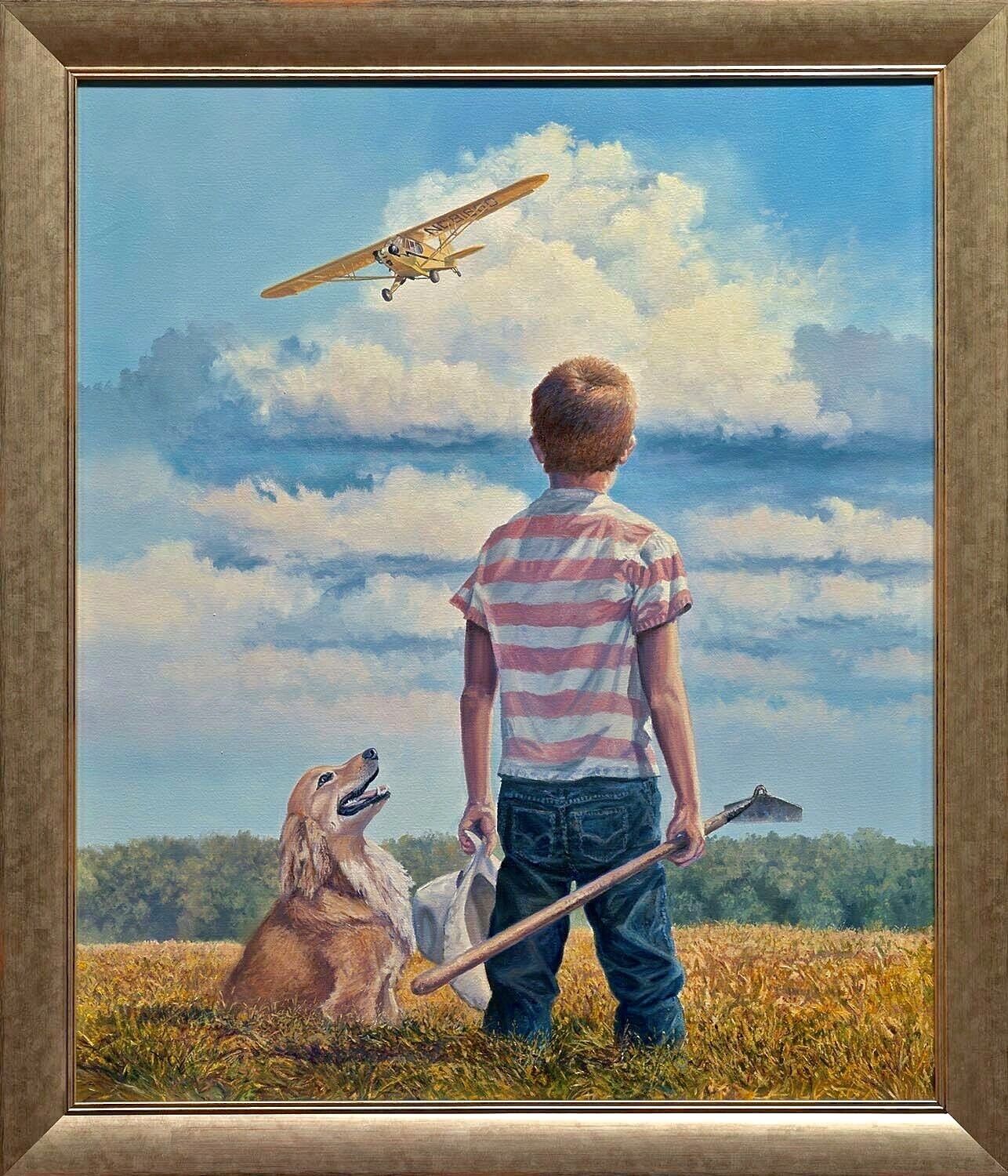 If Only I Could Fly - Limited Edition, Aviation Art Canvas by Rick Herter