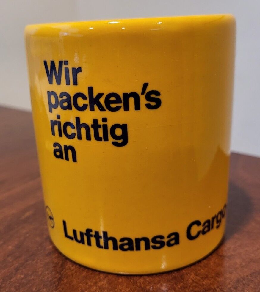 Waechtersbach  LUFTHANSA CARGO  Display Coffee Mug  RECHTSHANDER LINKSHANDER