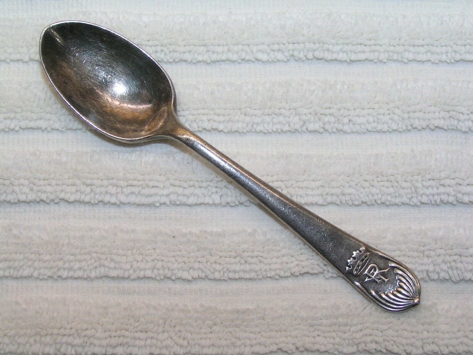 Canadian Pacific Railroad Silver Plate Demitasse Spoon in the Royal York Pattern
