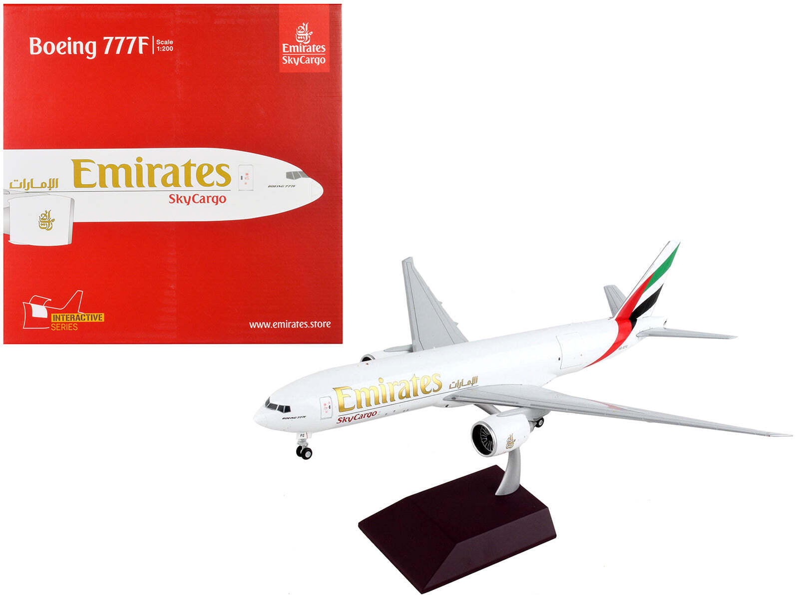 Boeing 777F Commercial Emirates Airlines - SkyCargo 1/200 Diecast Model Airplane