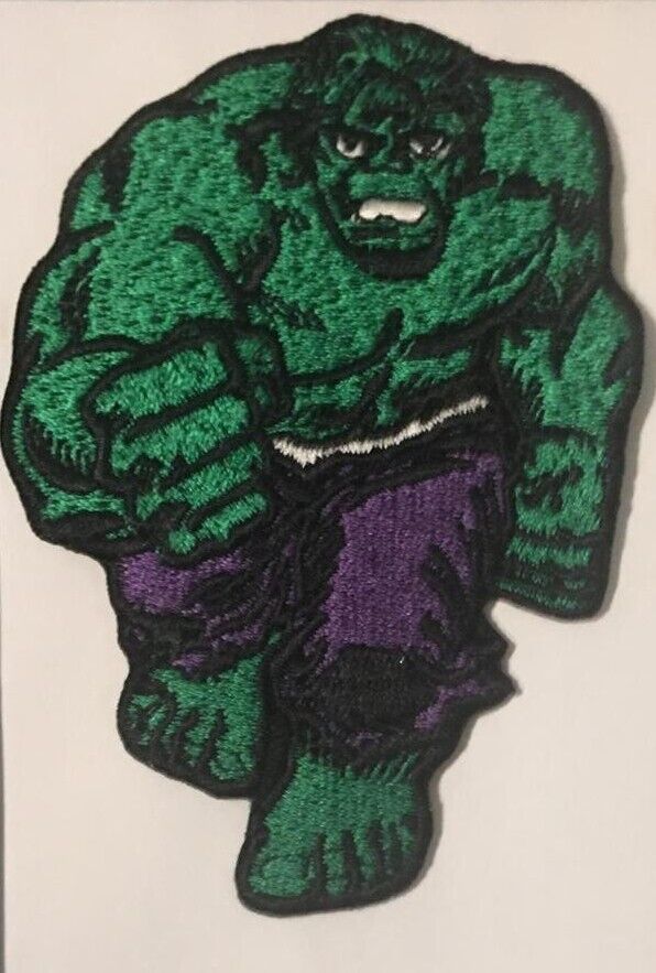 The Incredible Hulk Jack Kirby Marvel Comics Embroidery Iron On Srew On Patch 