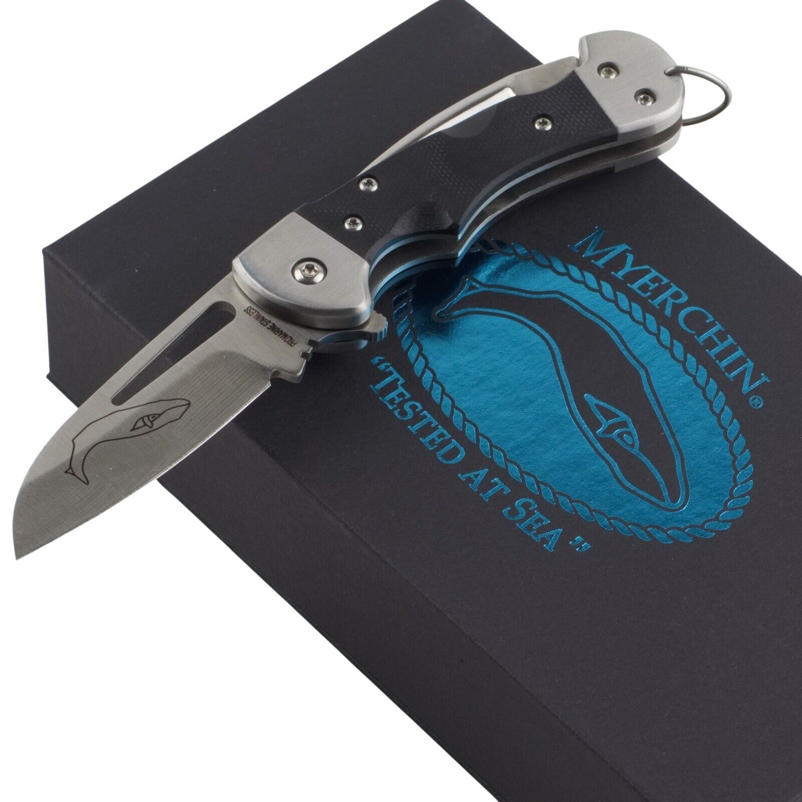 Myerchin Generation 2 Crew Pro G10 Sheepsfoot Marlin Spike Folding Knife