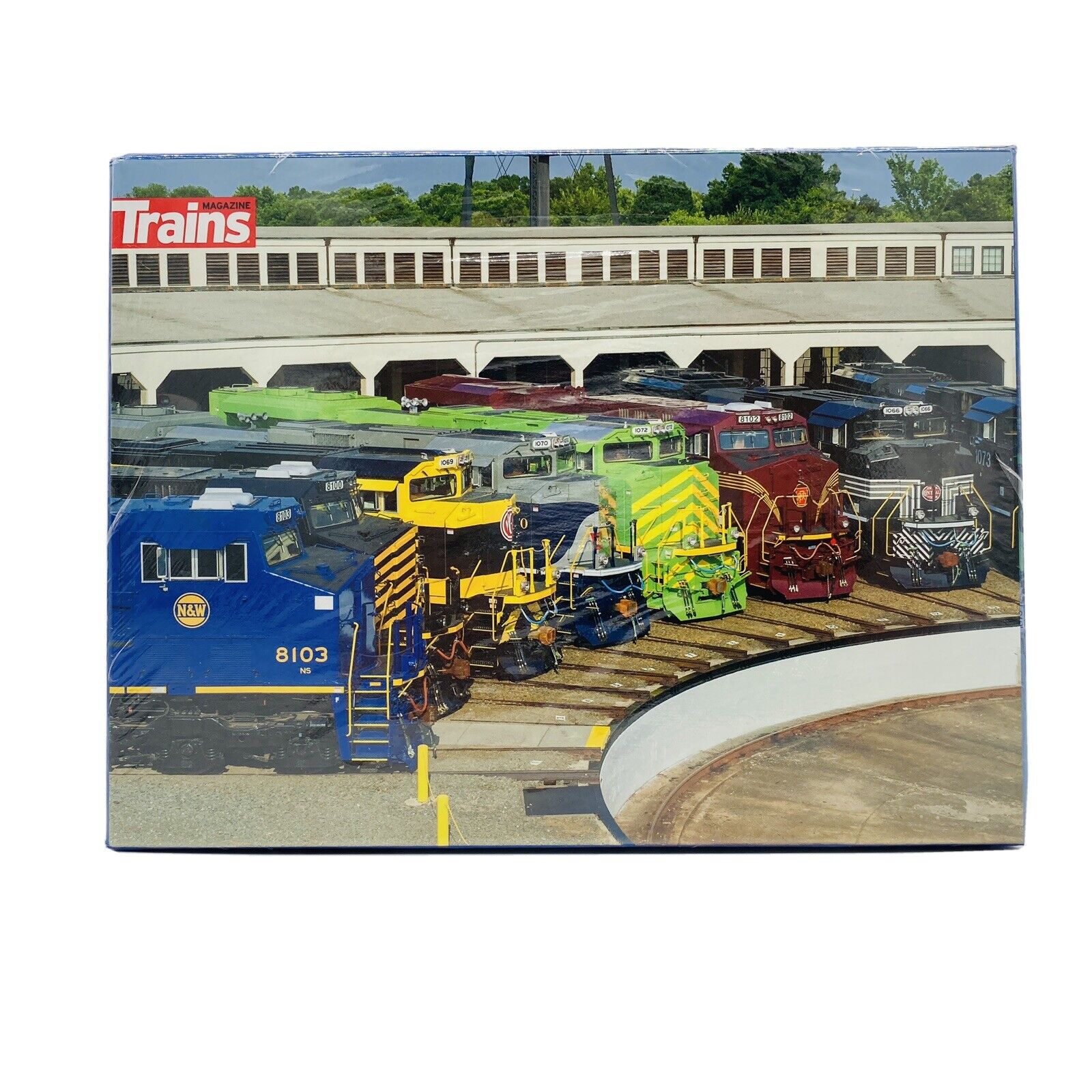 Norfolk Southern Railroad Heritage Units 550 pc Jigsaw Puzzle Rare Trains