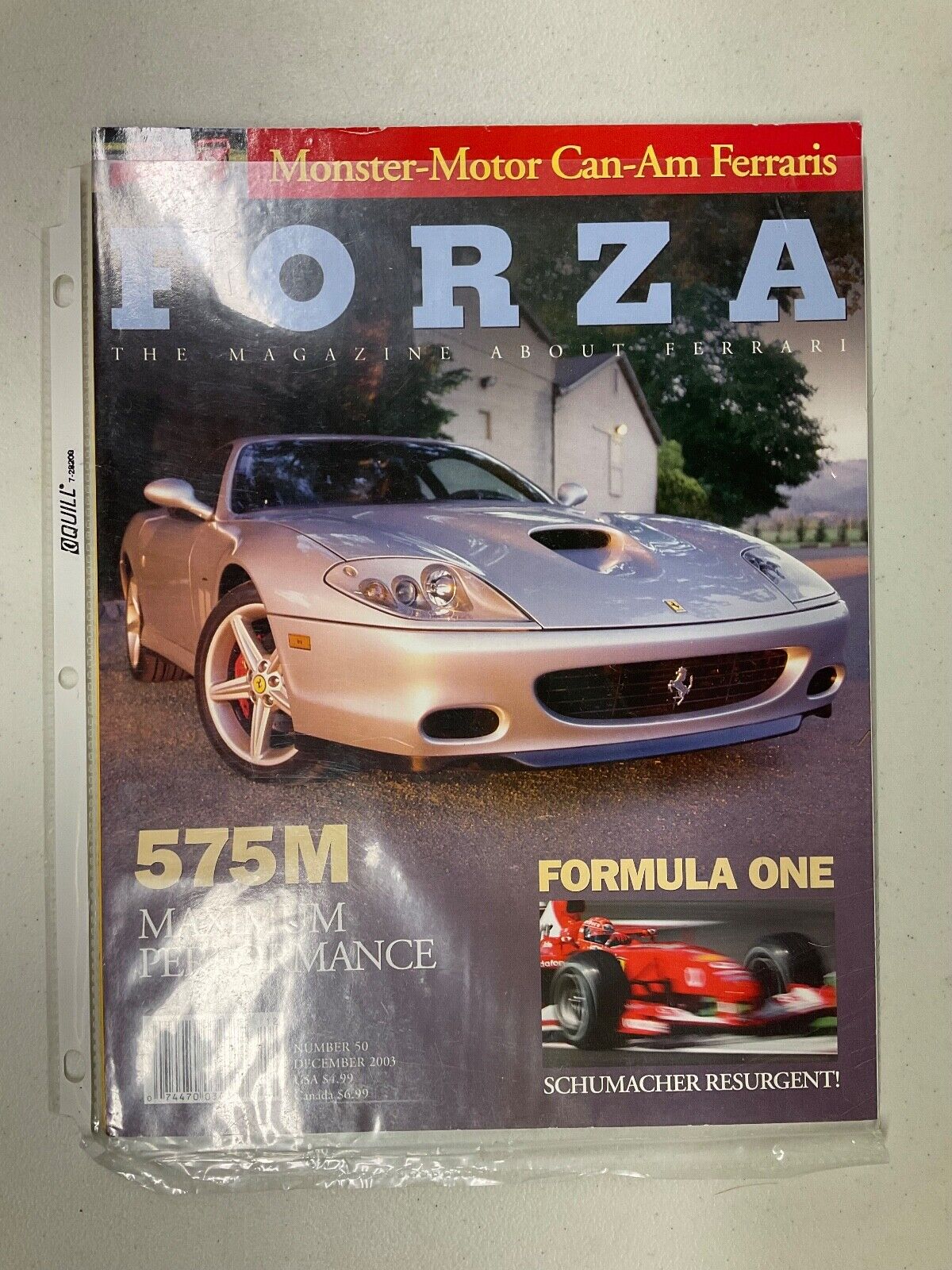 #050 Forza Ferrari Magazine 575M Maximum Performance Schumacher Resurgent