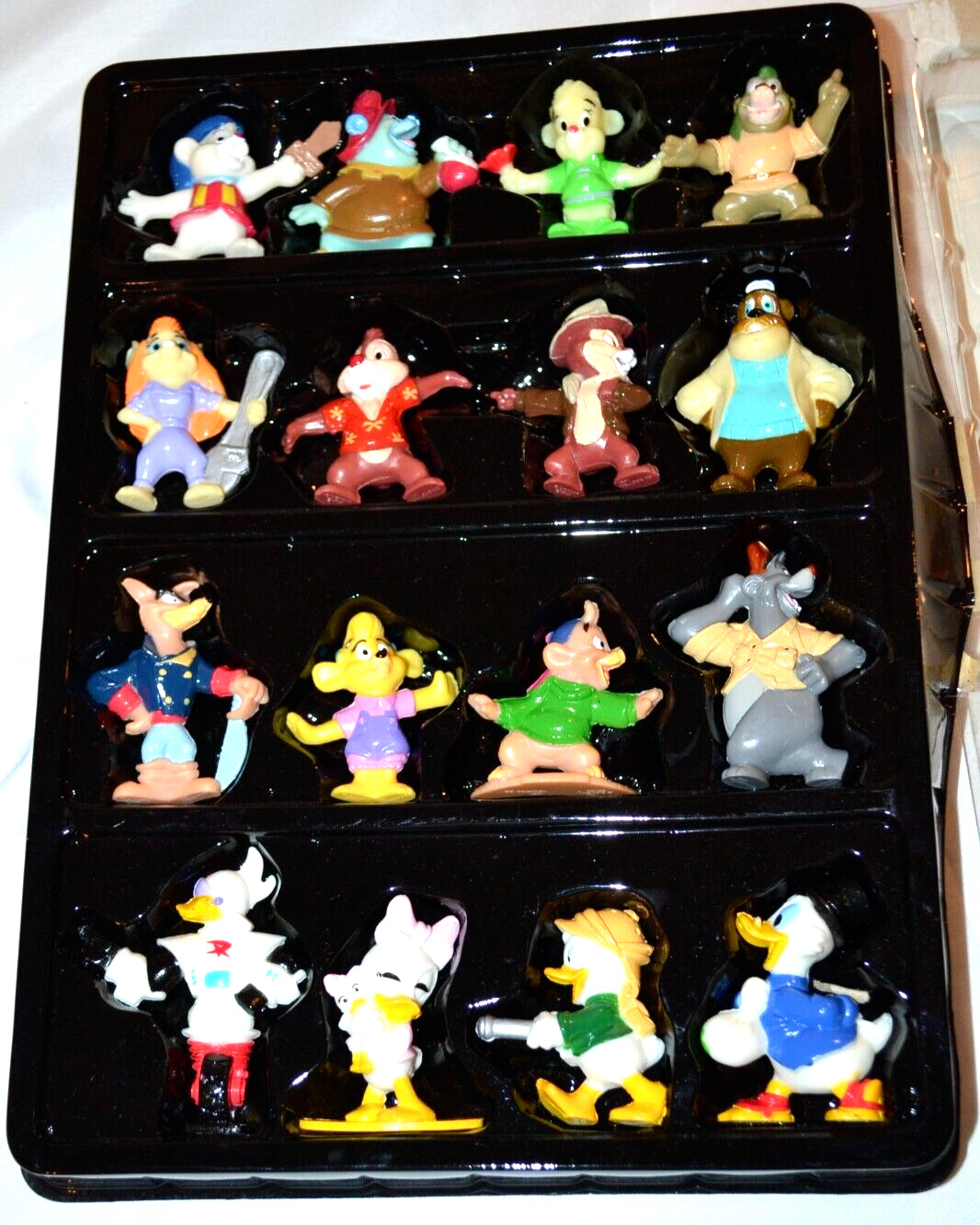 Rescue Rangers Talespin Disney Afternoon Figures S/16 In Holder Vintage 1991