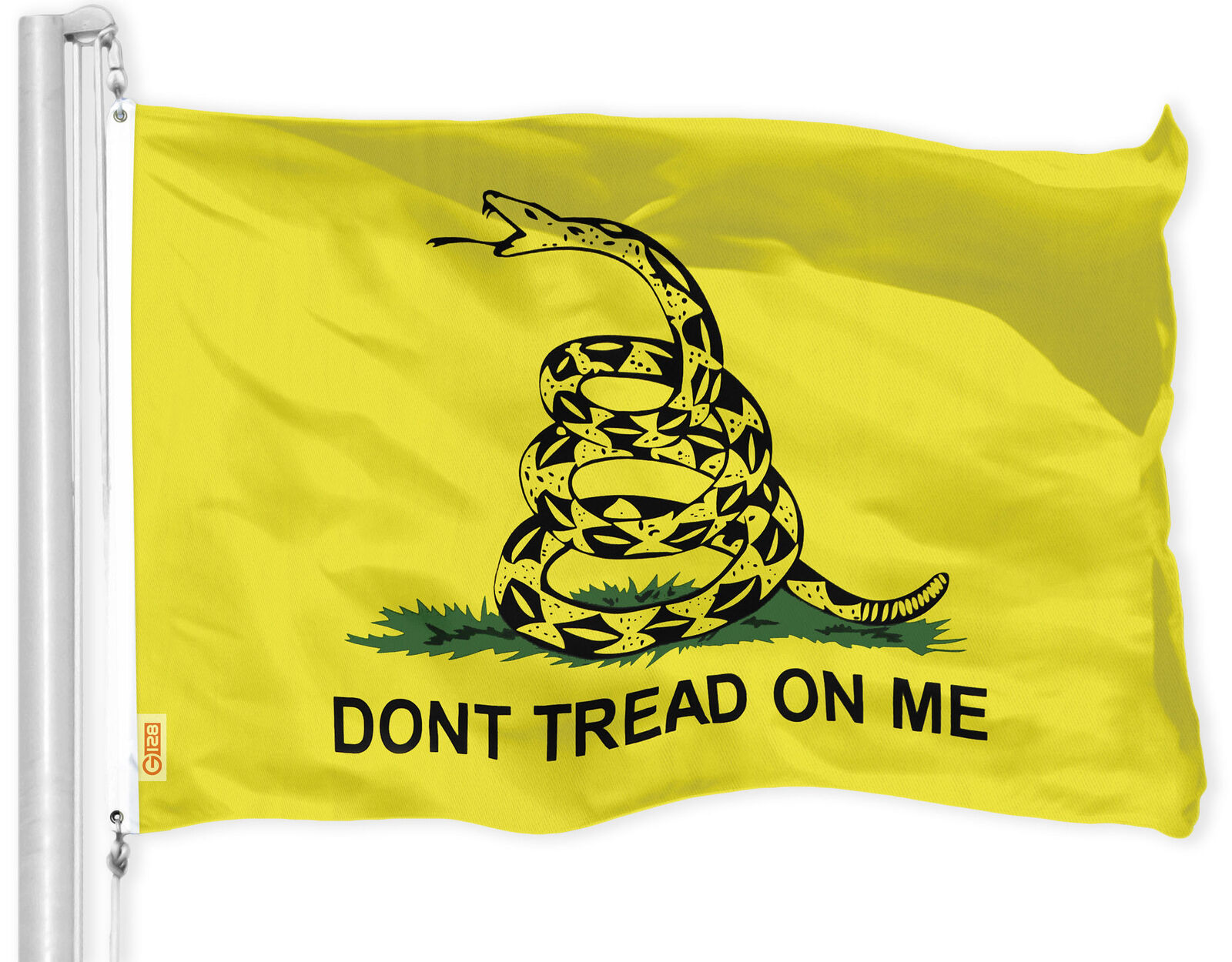 G128 - Gadsden Dont Tread on Me Tea Party 3x5 FT Printed Flag 150D Polyester