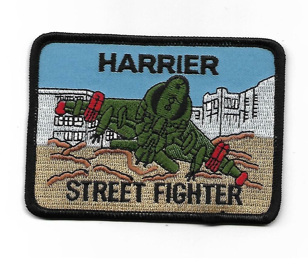 USMC HARRIER - STREET FIGHTER patch AV-8B HARRIER