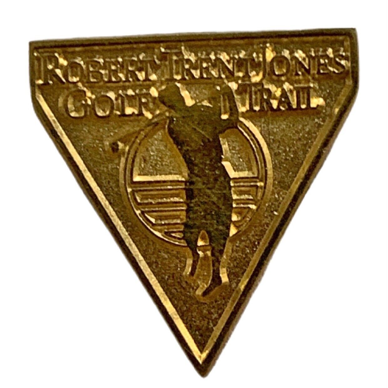 Vintage Robert Trent Jones Golf Trail Gold Tone Souvenir Pin