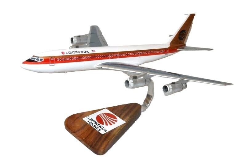 Continental Airlines Boeing 707-300 Meatball Desk Top 1/100 Model SC Airplane