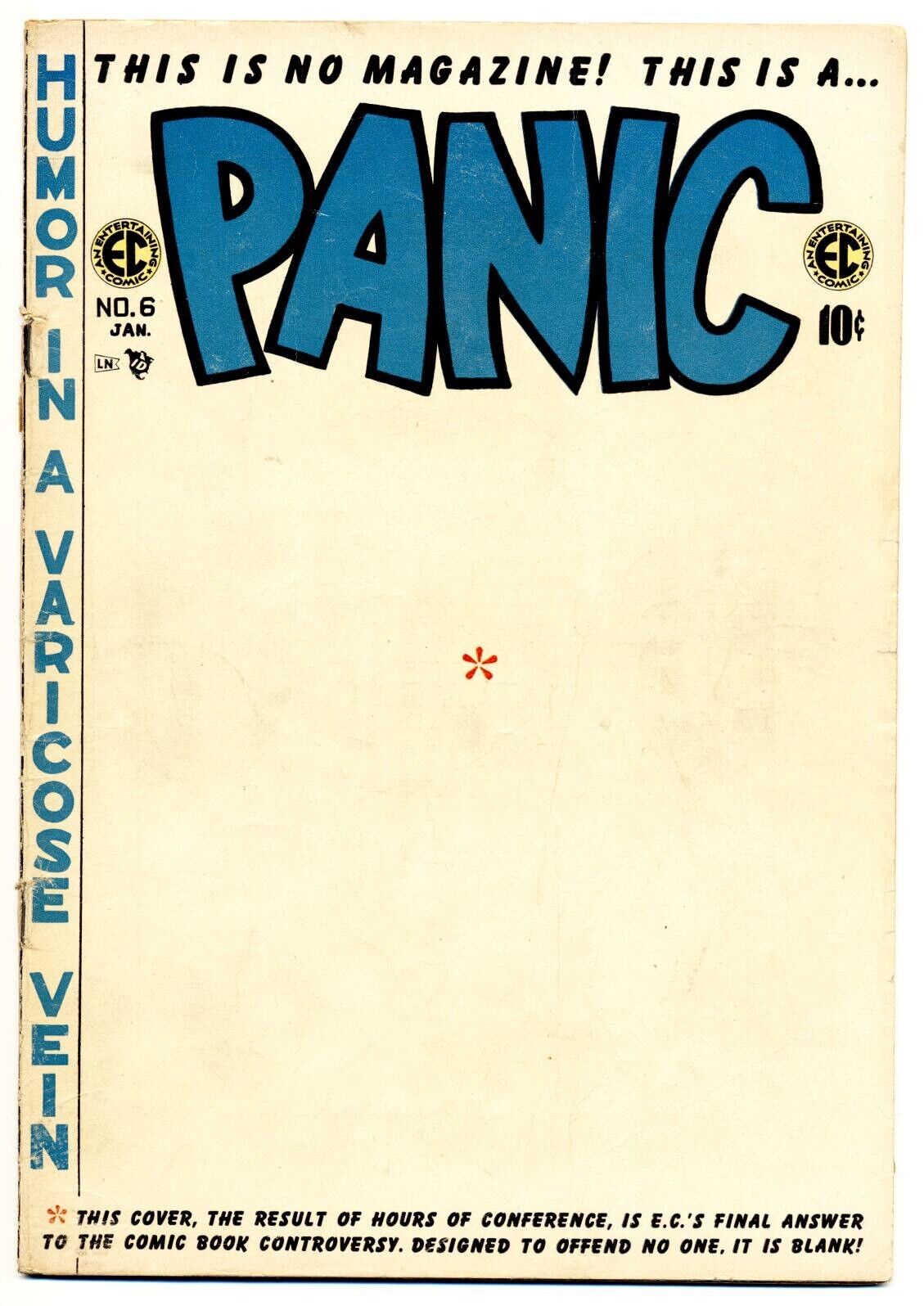 PANIC #6, VG, Like Mad, Elder, Wood, Orlando, Davis, EC Comics 1954