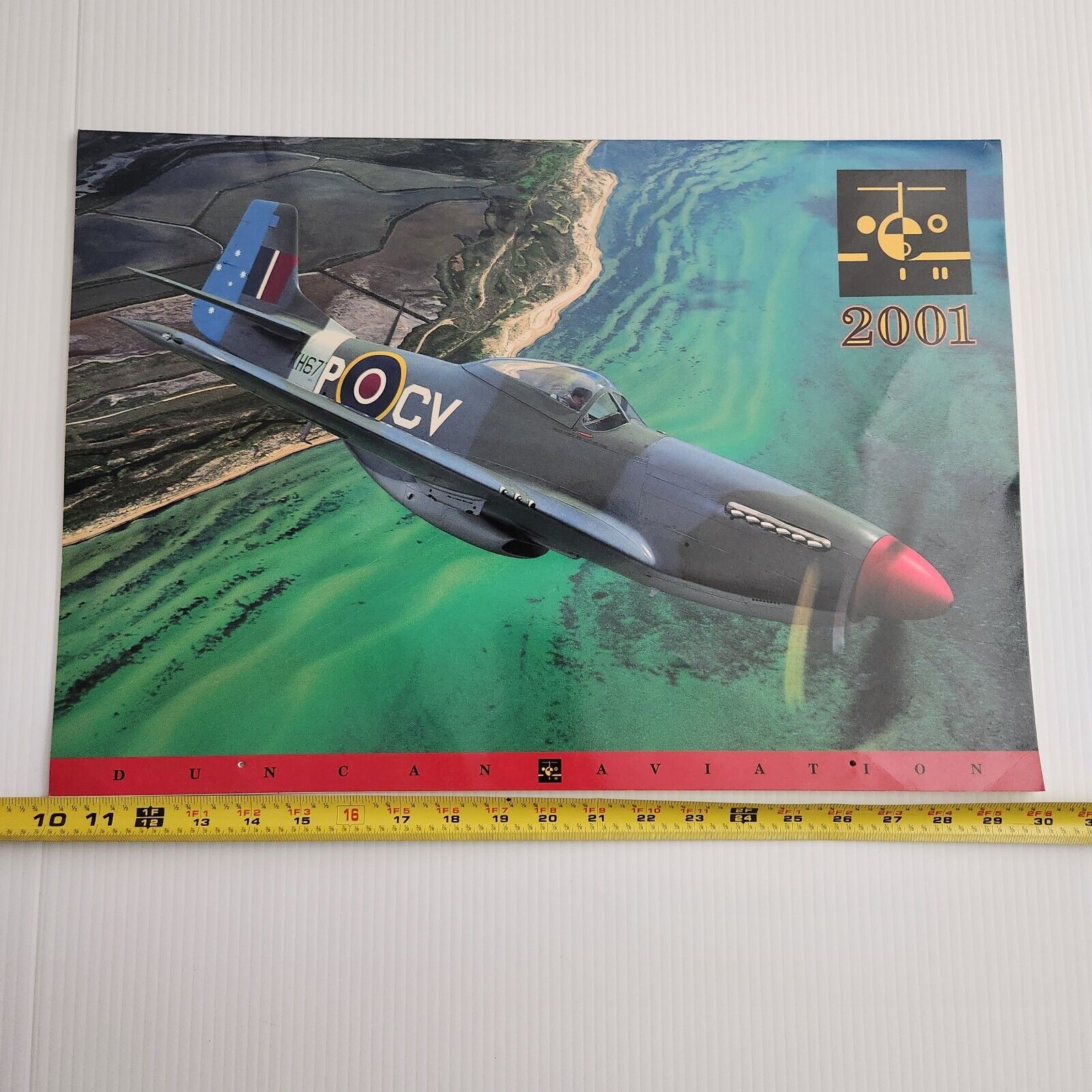 Duncan Aviation Calendar Ghosts A Time Remembered 14 x 20 Aviation 2001