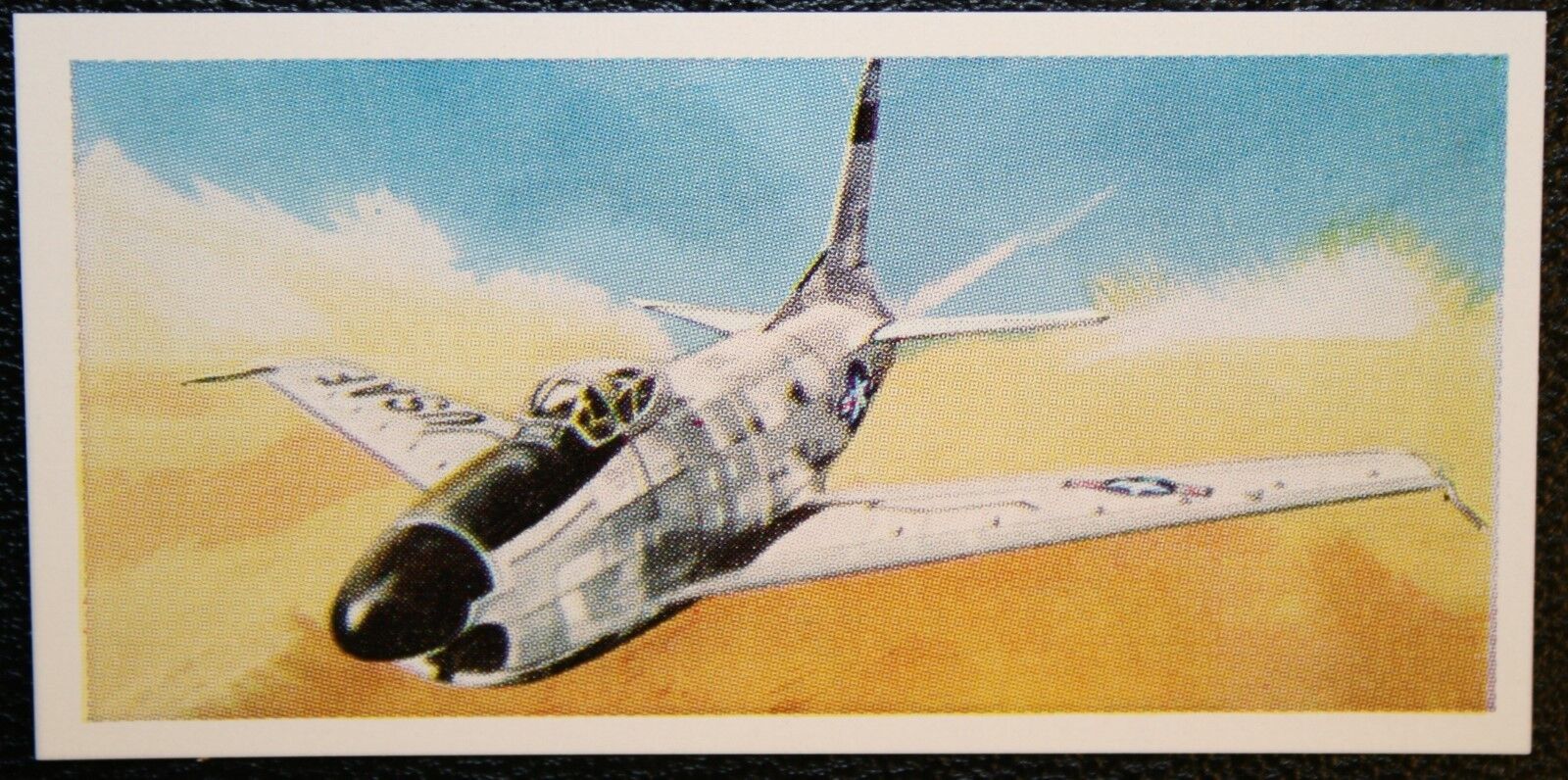 NORTH AMERICAN F86 SABRE  Jet Fighter     Illustrated  Card  OC31