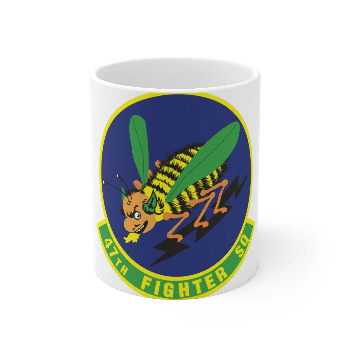 47th Fighter Squadron (U.S. Air Force) White Coffee Cup 11oz