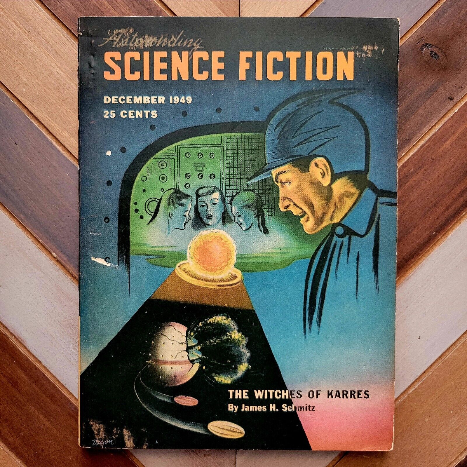 Astounding Science Fiction Vol 44 #4 FN (Dec 1949) L. Ron Hubbard | Zboyan Cover