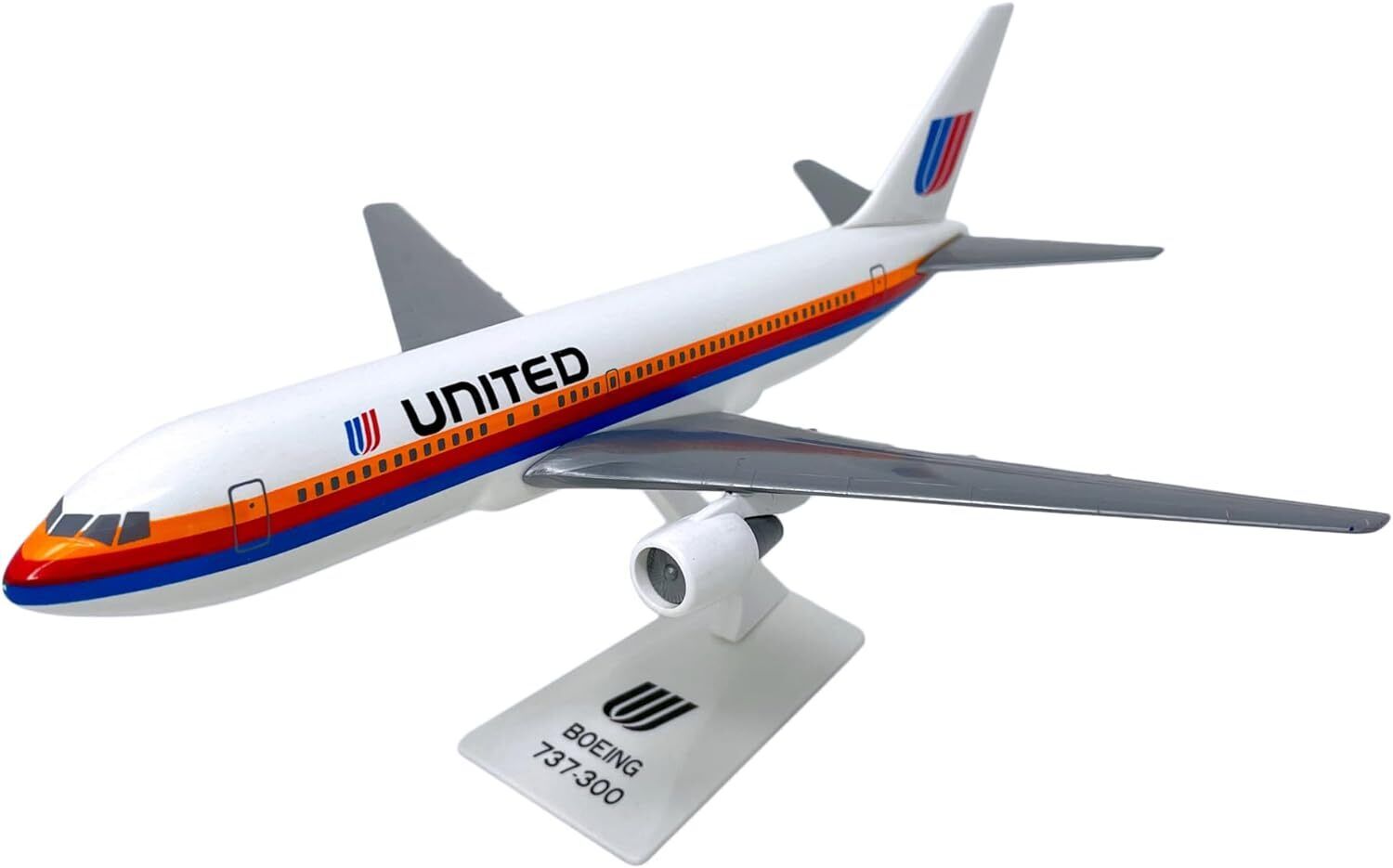 Flight Miniatures United Boeing 767-200 Saul Bass Desk Top 1/200 Model Airplane