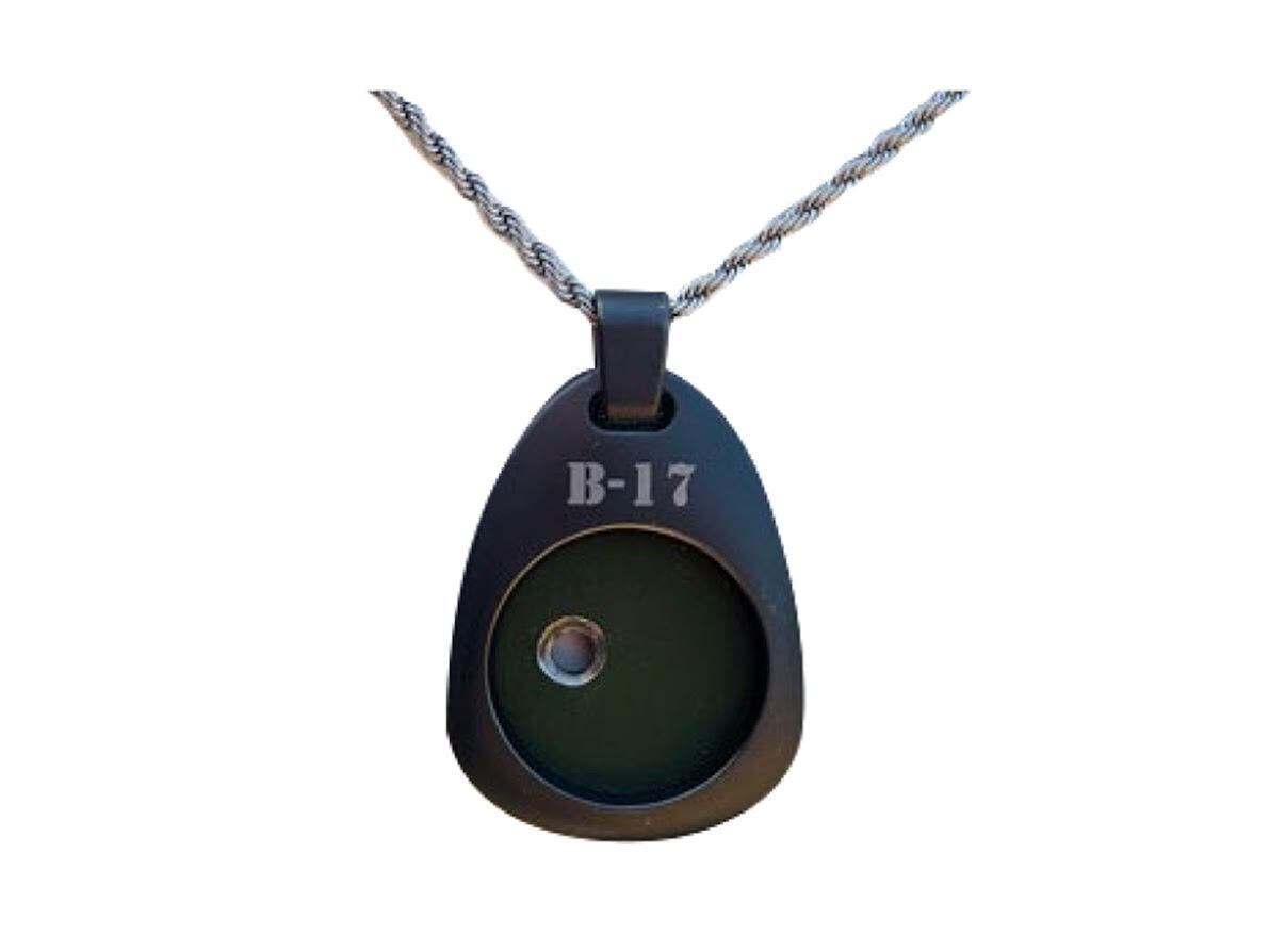 Genuine WWII Boeing B-17 Flying Fortress Skin Necklace-3 Color Available WA-0202