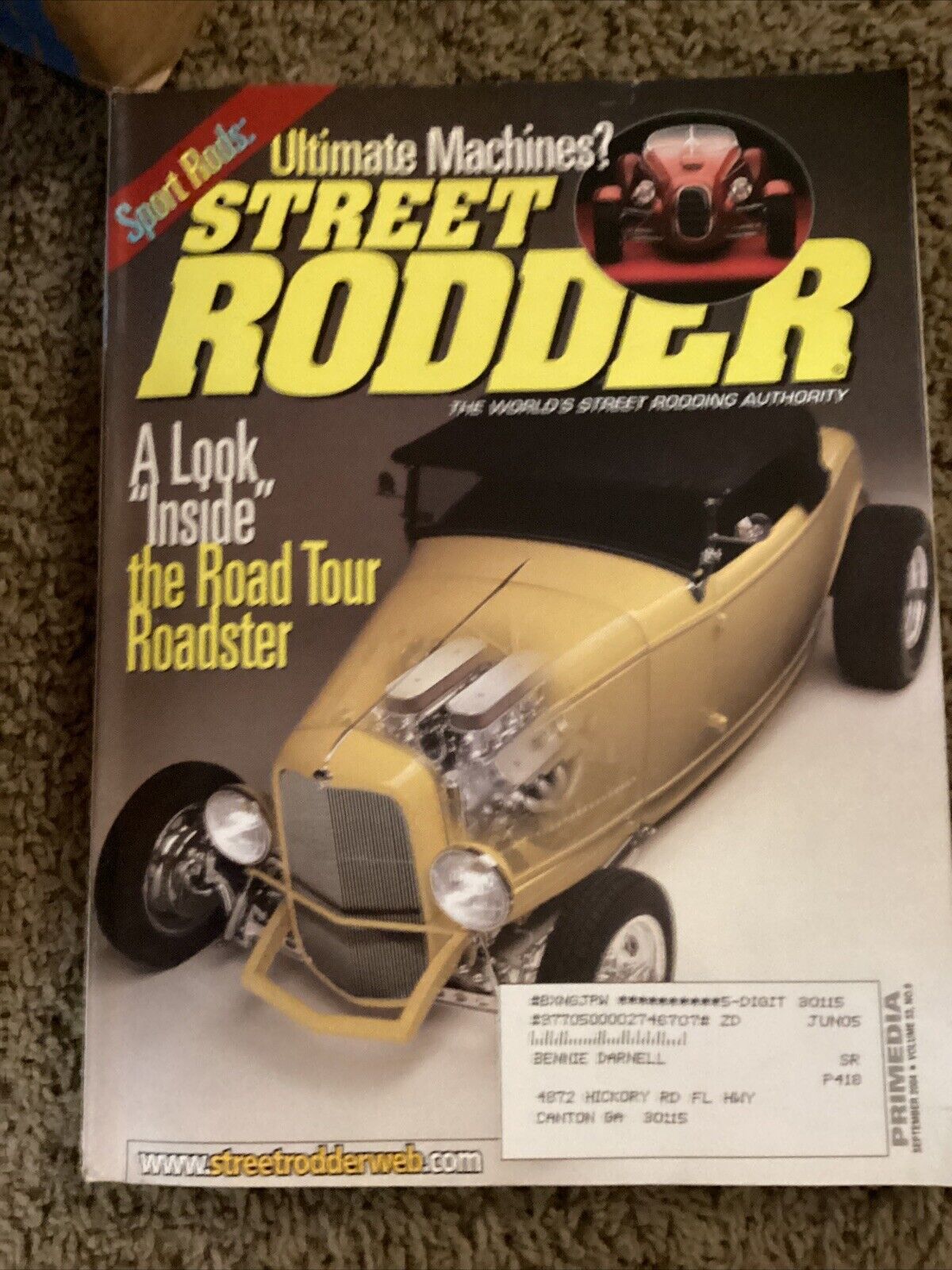 Street Rodder Magazine September 2004 Vol 33 No. 9 The Road Tour Roadster