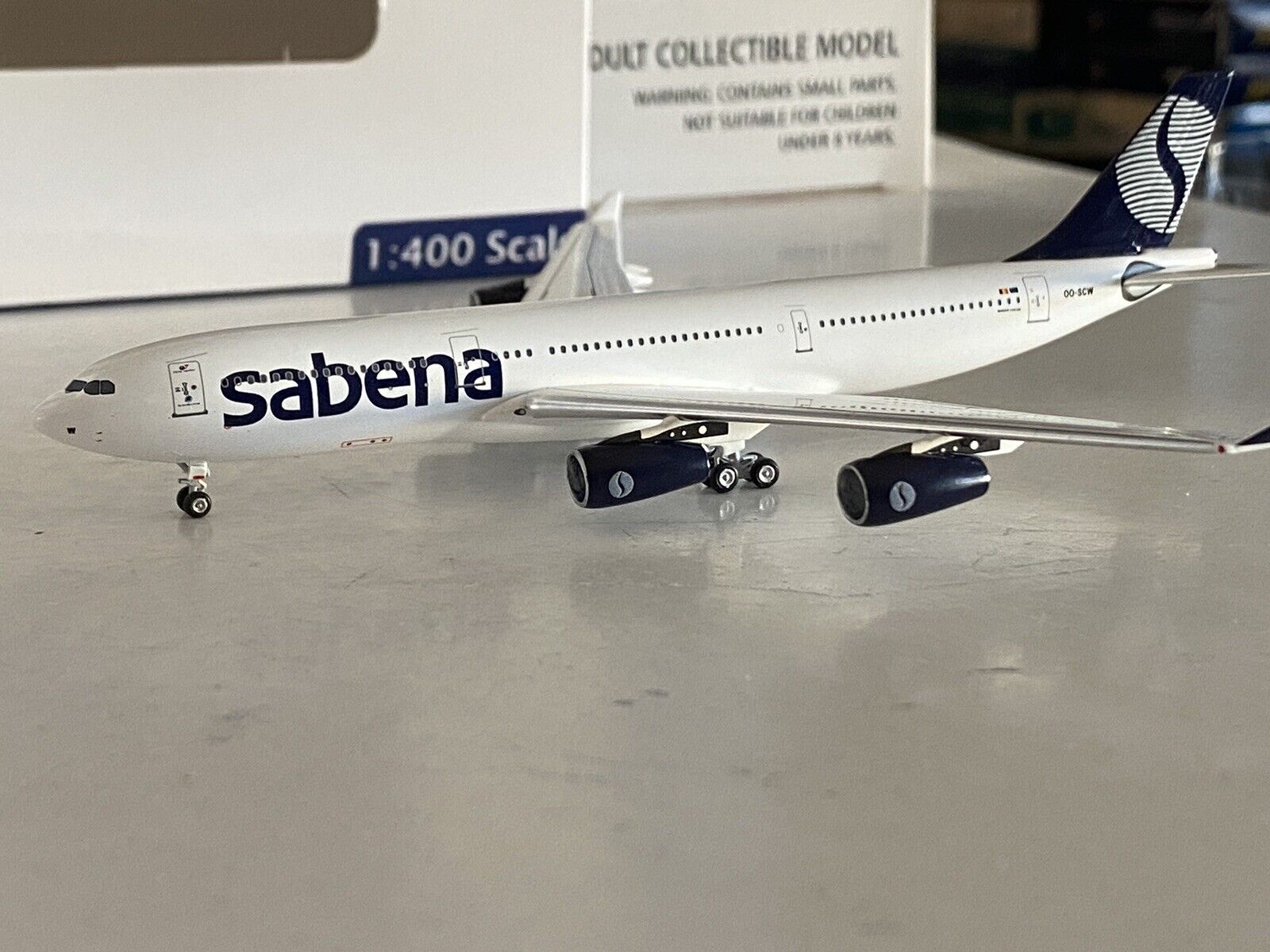 Aeroclassics Sabena Airbus A340-200 1:400 OO-SCW ACOOSCW