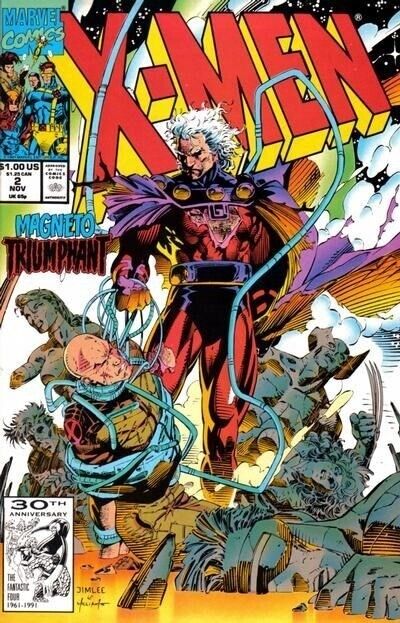 X-Men (1991) #2 Direct Market FN+. Stock Image