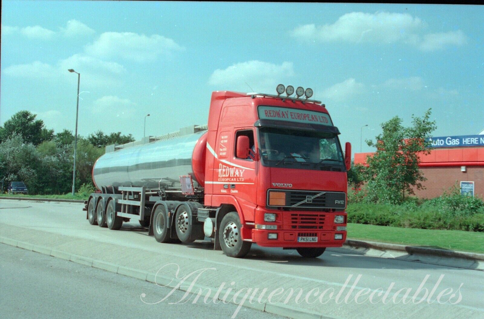 x20 35mm Colour Negative Truck Stop Lorry Haulage Commercial Transport D4