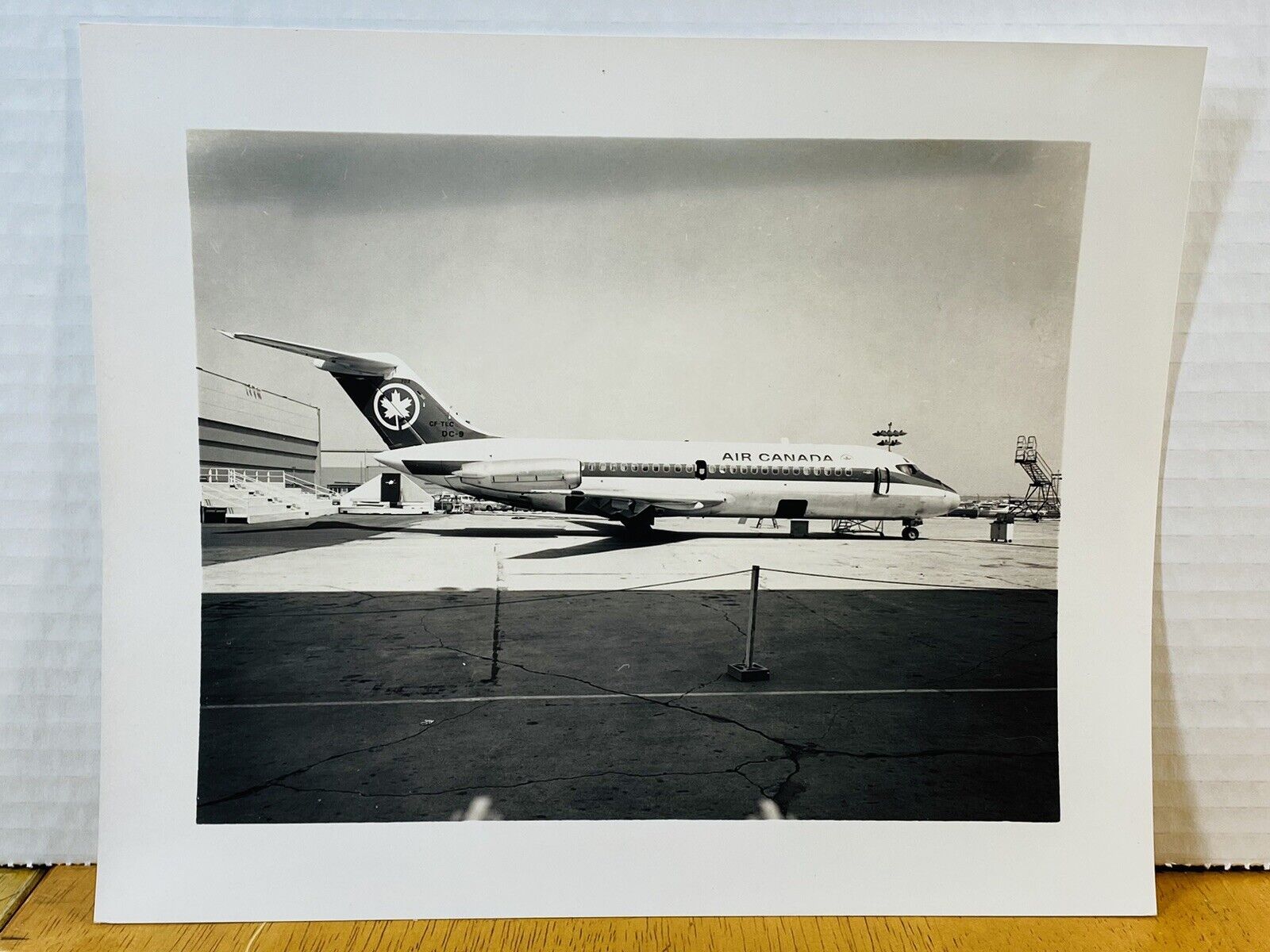 Douglas DC-9 AIR CANADA 702 CF-TLC DC-9 Stamp 83069 B&W Picture