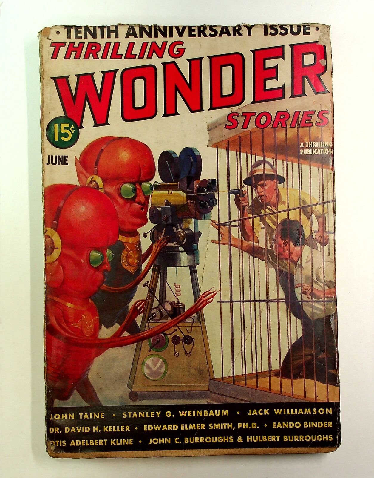 Thrilling Wonder Stories Pulp Jun 1939 Vol. 13 #3 GD+ 2.5