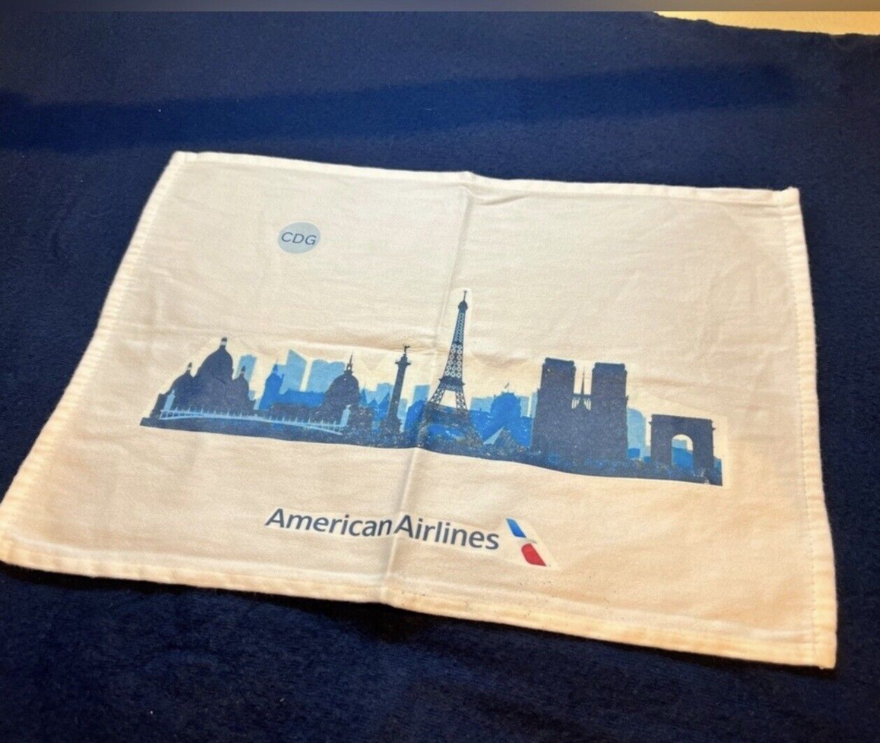 American Airlines Traymat Cloth