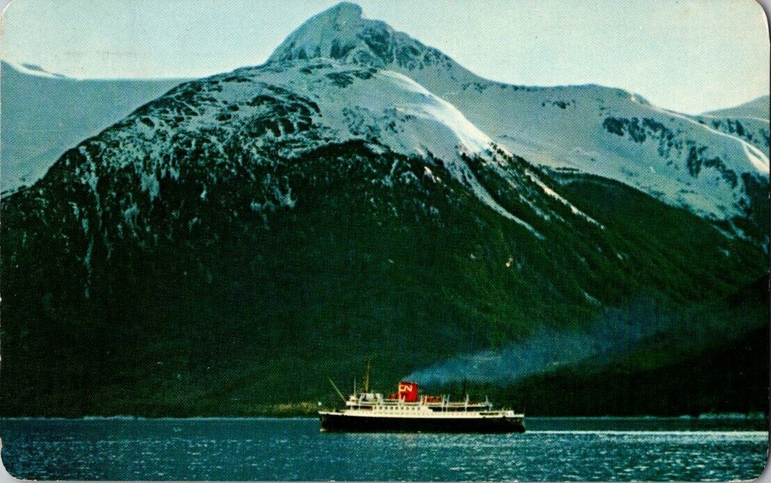 postcard Canadian Steam Ship Prince George Vancouver BC to Alaska A3