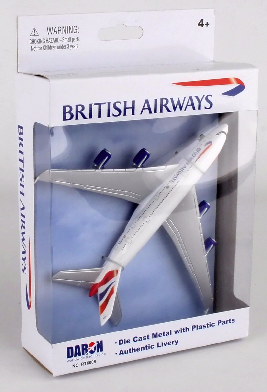 DARON REALTOY RT6008 British Airways Airbus A380-800 G-XLEA Single Plane 1/500.