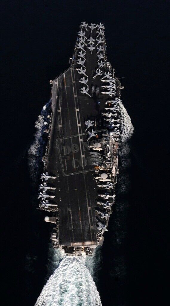 US NAVY USN aircraft carrier USS John C. Stennis (CVN 74) 12X18 AC2 PHOTOGRAPH