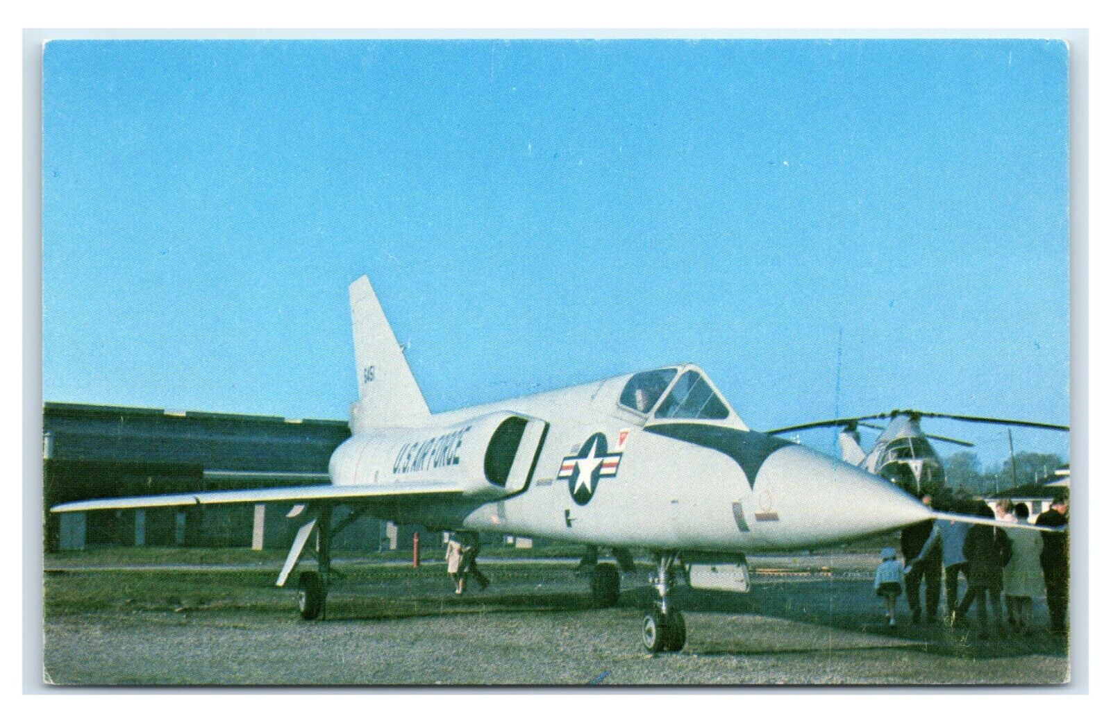 Postcard Convair F-106A Delta Dart USAF aircraft M52