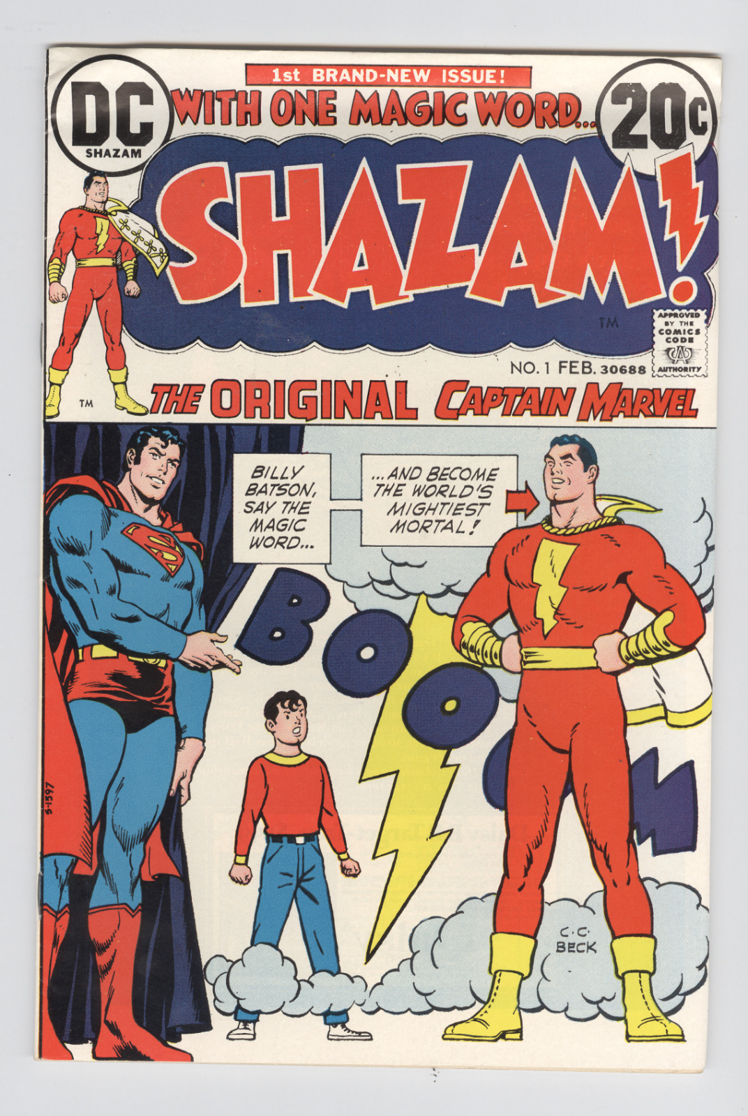 Shazam #1 February 1972 VG