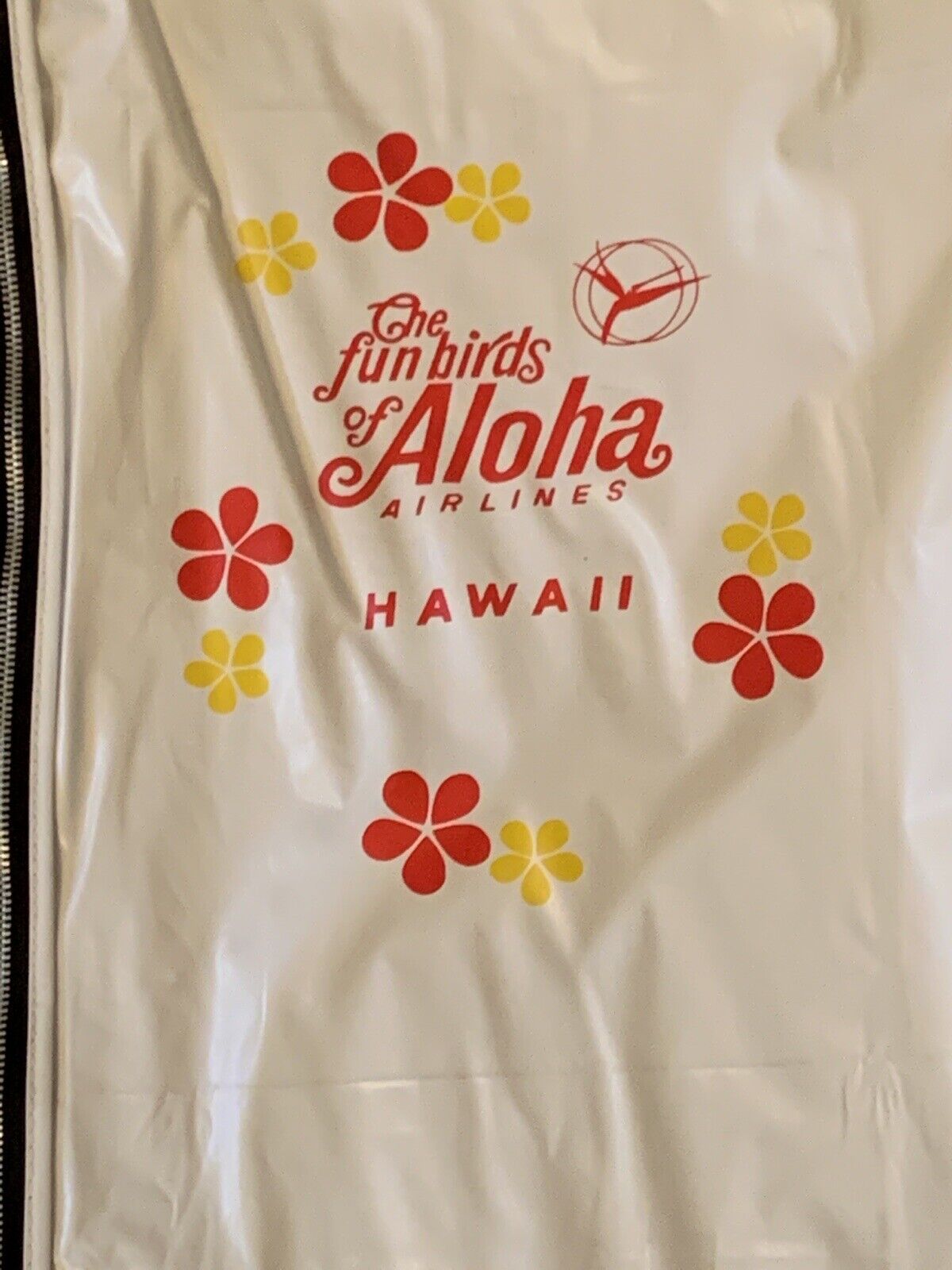 Aloha Airlines FUN BIRDS Garment Bag - Mid 1980’s