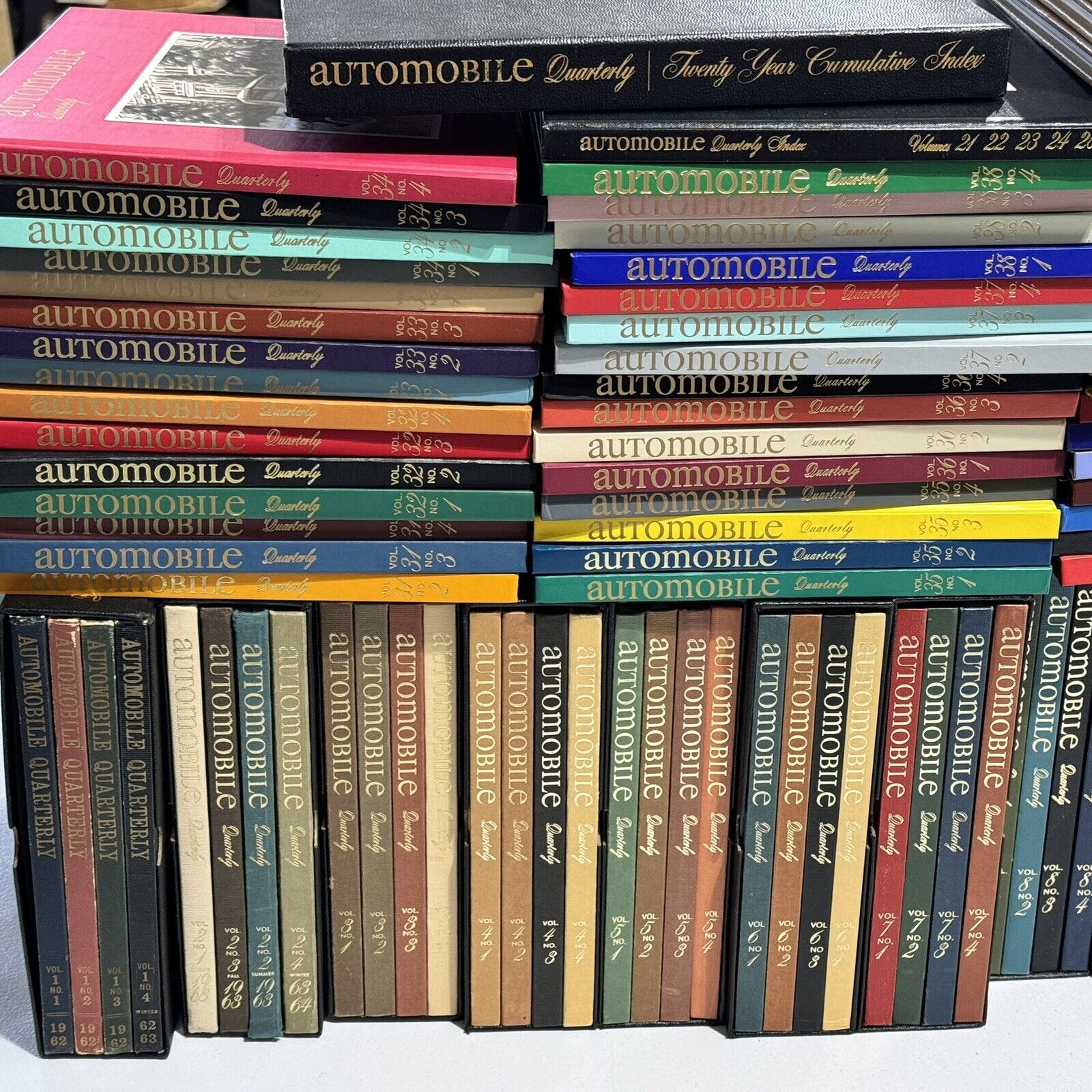 Automobile Quarterly Cases/Hardcover Books  1-44 22 Complete Sets plus
