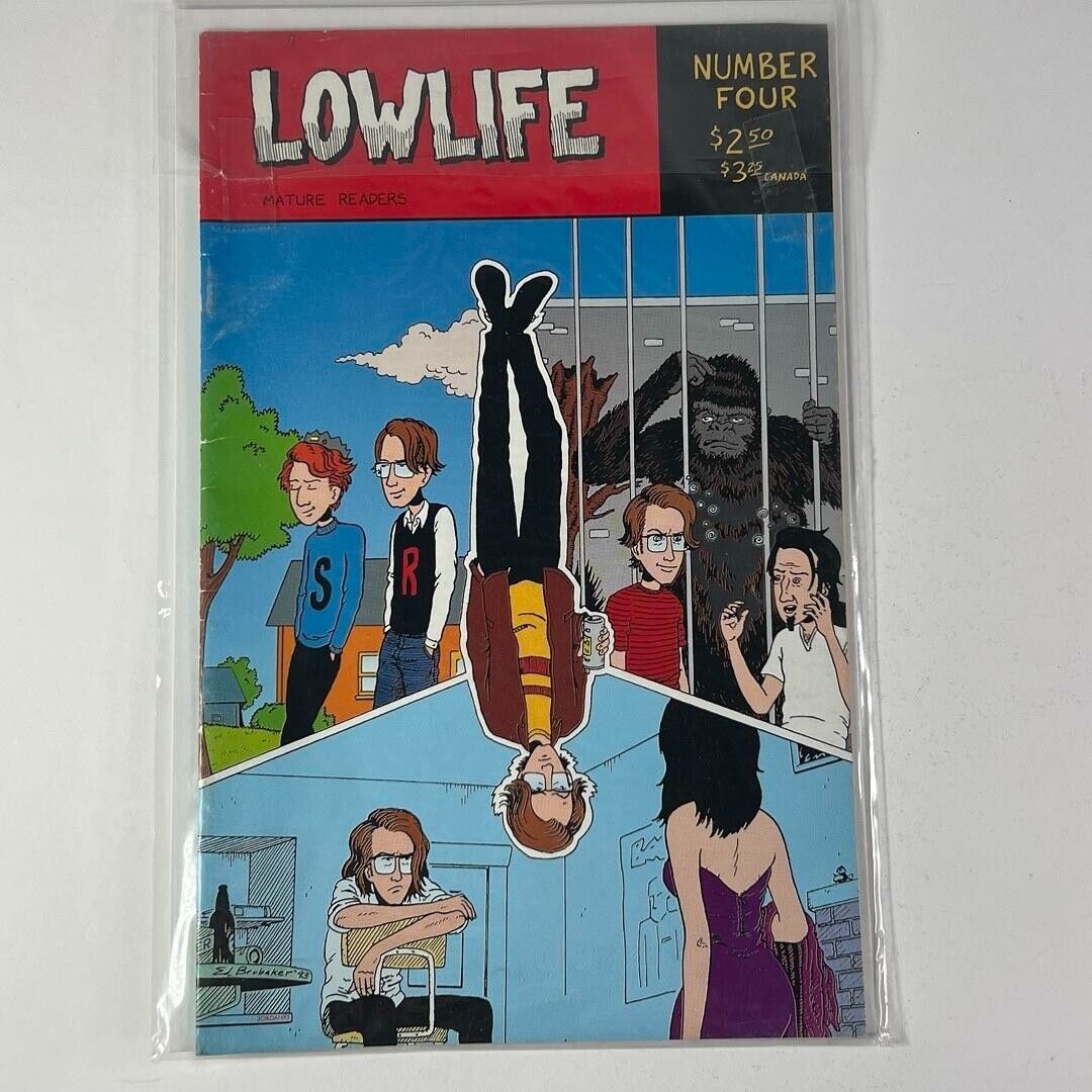 LOWLIFE Number 4 Early Ed Brubaker Aeon Comics 1994