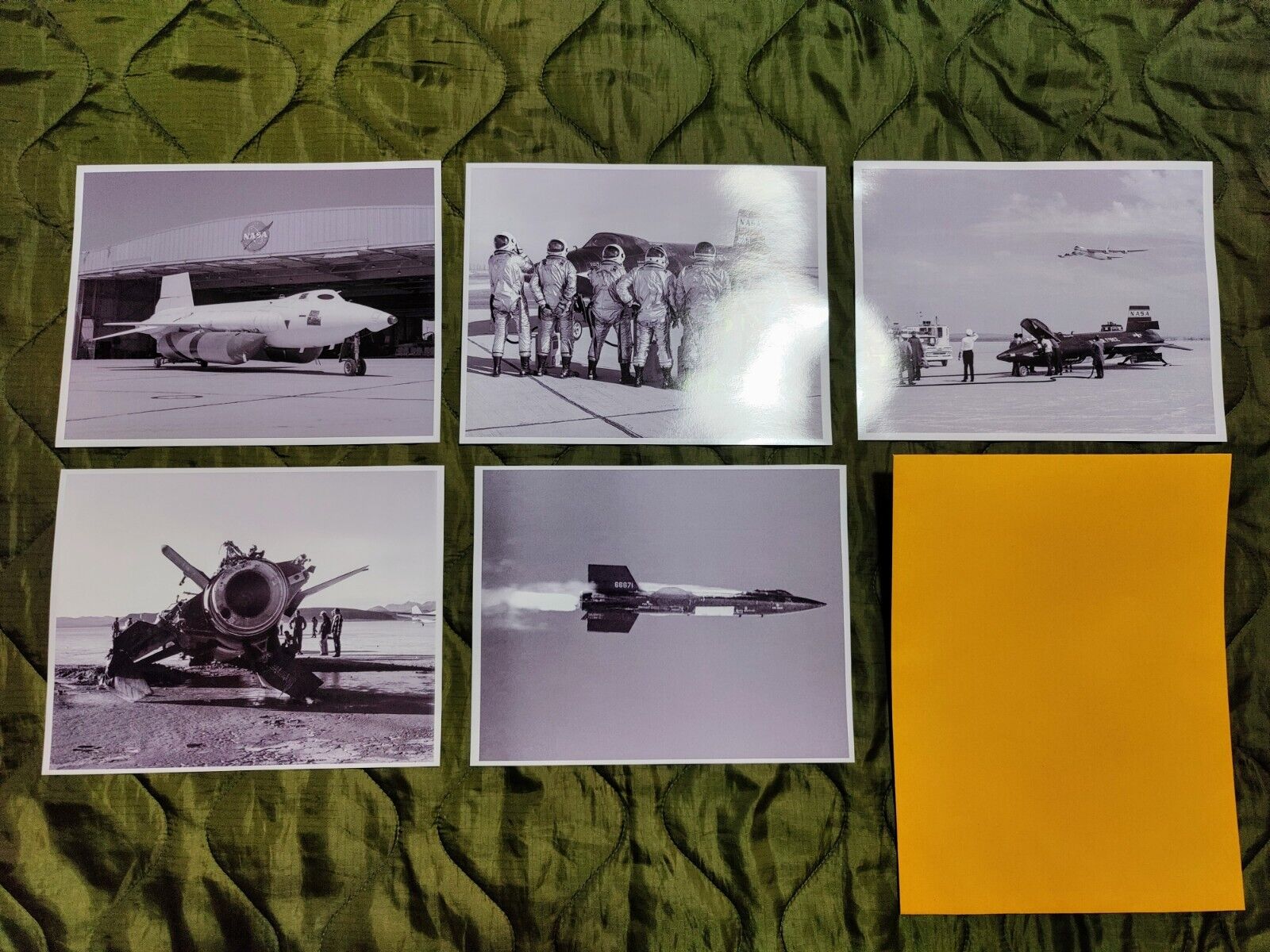 Set Of Five X-15 Aircraft Photos. NASA. North American Aviation. 8x10 Copies 
