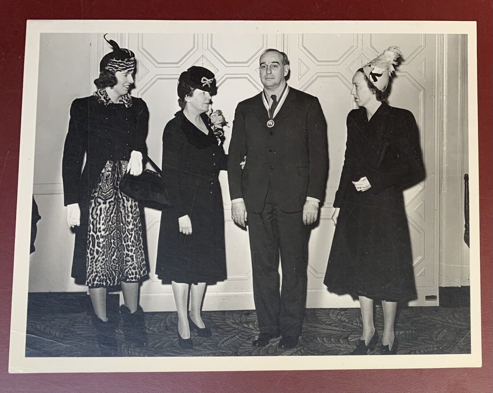 Robert Moses and Family, 1943, at Rotary Club of New York, 8